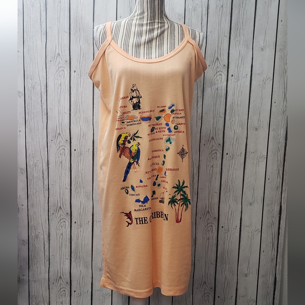 The Carribbean Summer Dress, Free Size